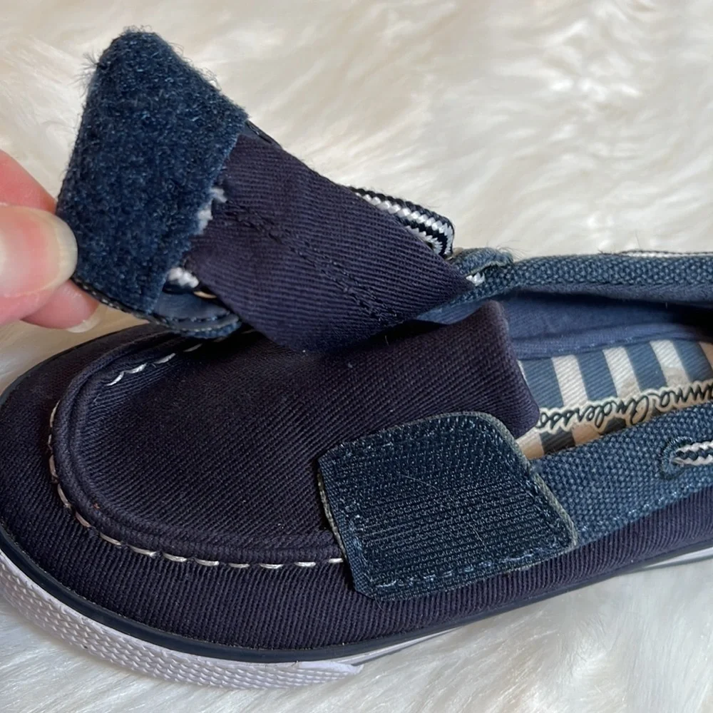 Hanna Andersson Navy Preppy Boat Shoes